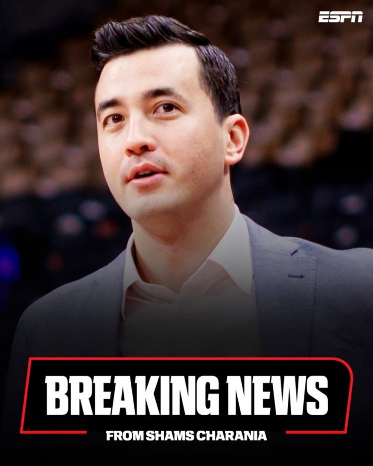 kaiyun-Shams：猛龙将任命球队总经理韦伯斯特为新任篮球运营总裁